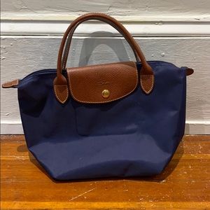 Longchamp Navy Le Pliage Small